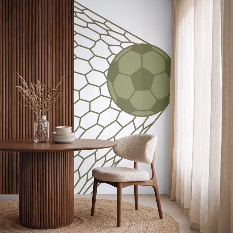 Behang - Voetbal - Goal - Sport - Groen — 4
