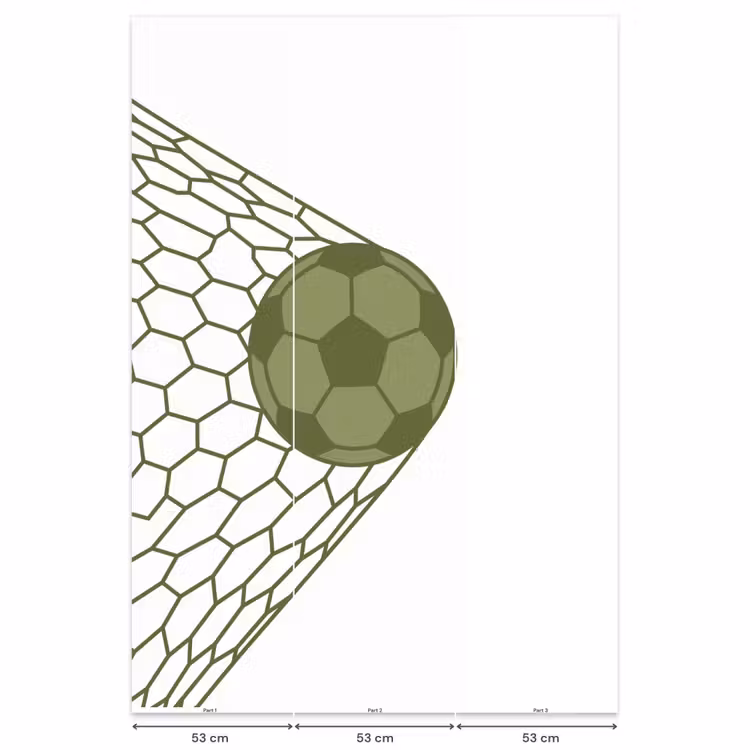 Behang - Voetbal - Goal - Sport - Groen — 6