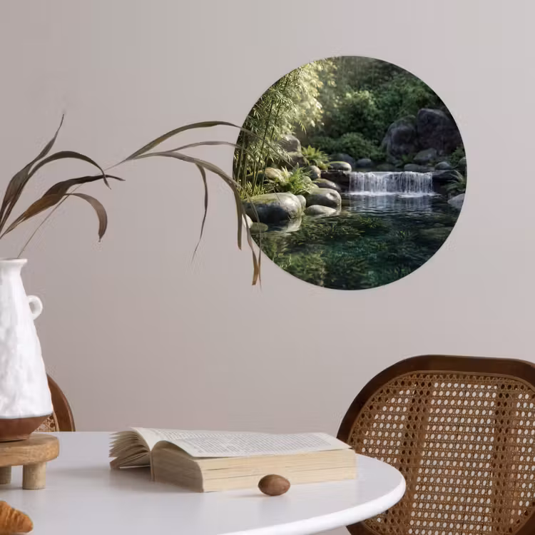 Behangcirkel - Beek - Waterval - Natuur - Groen — 4