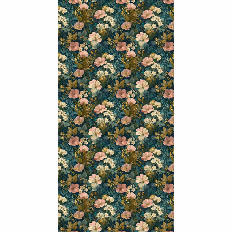 Behang - Wilde bloemen - Botanisch - Patroon - Roze - Romantisch — 2