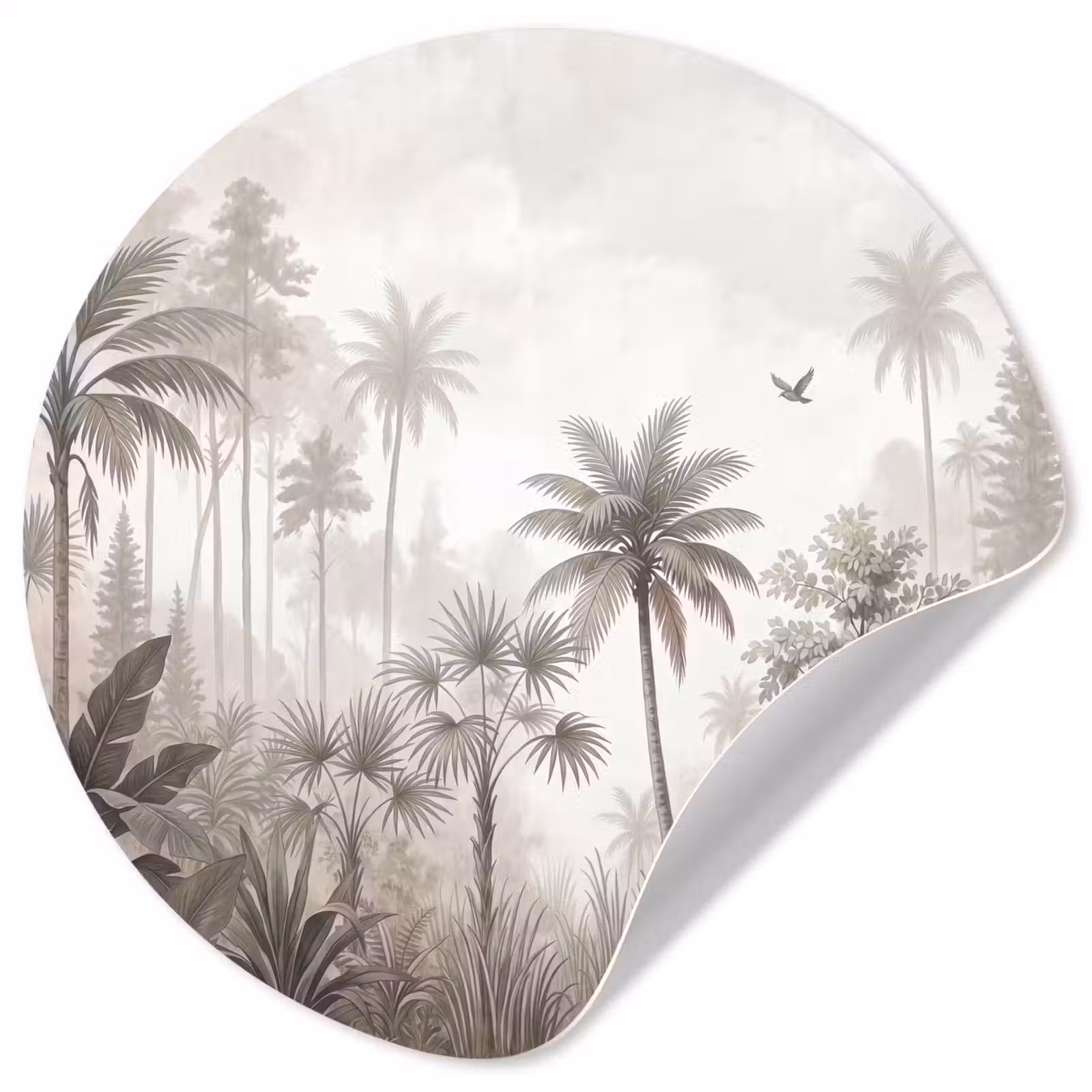 Behangcirkel - Jungle - Palmbomen - Natuur — 1