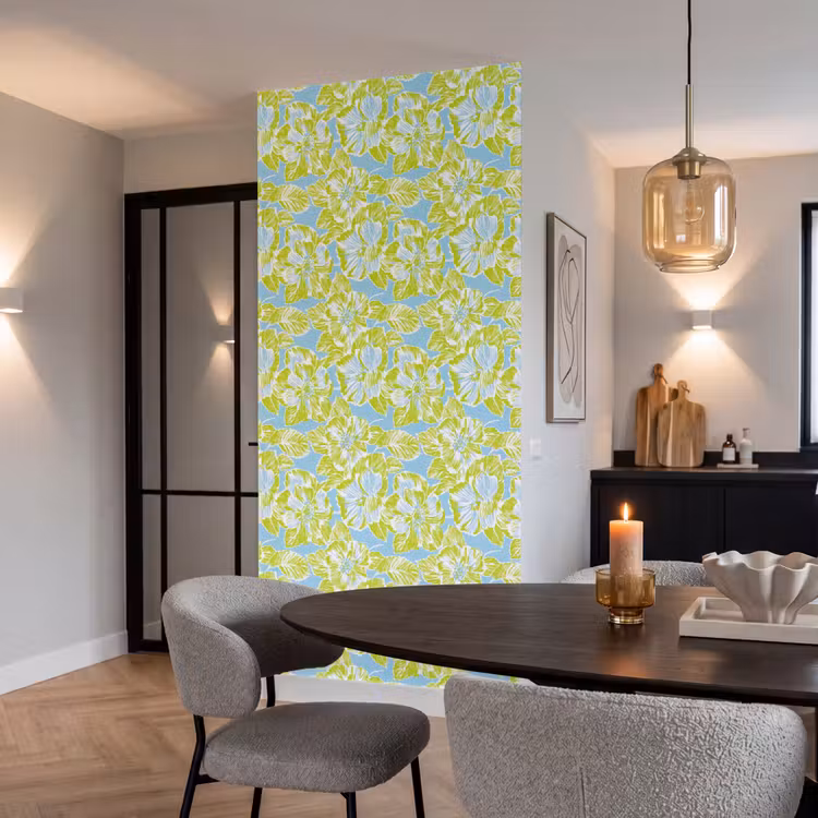 Behang - Modern - Bloemen - Groen — 5