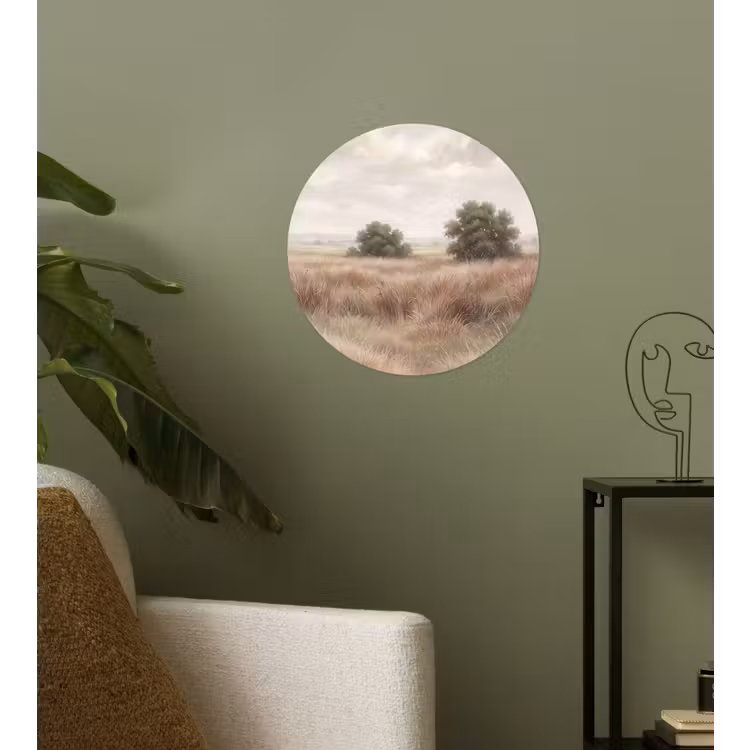 Behangcirkel - Landschap - Minimalistisch - Beige — 3