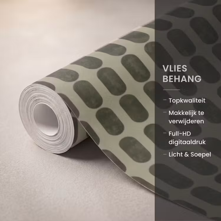 Behang - Ritmisch - Effect - Groen — 3