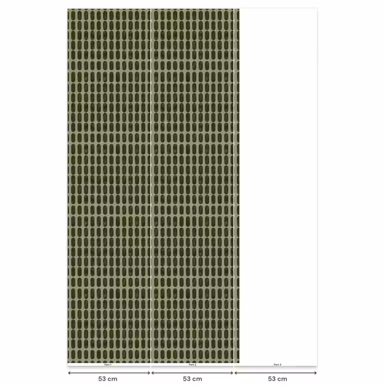 Behang - Ritmisch - Effect - Groen — 6