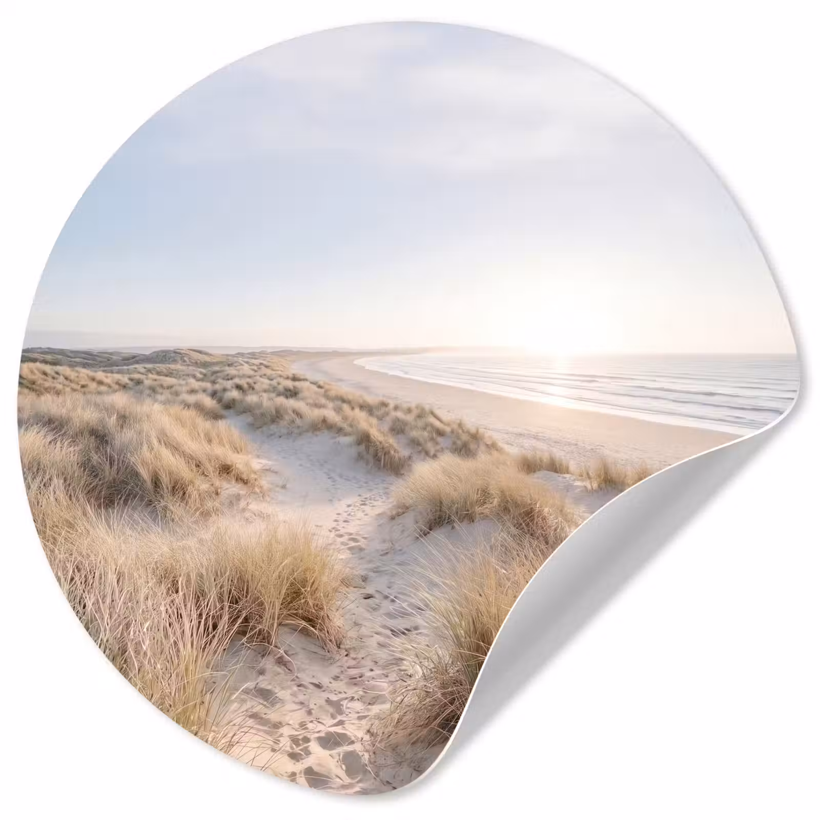 Behangcirkel - Duinen - Strand - Beige — 1