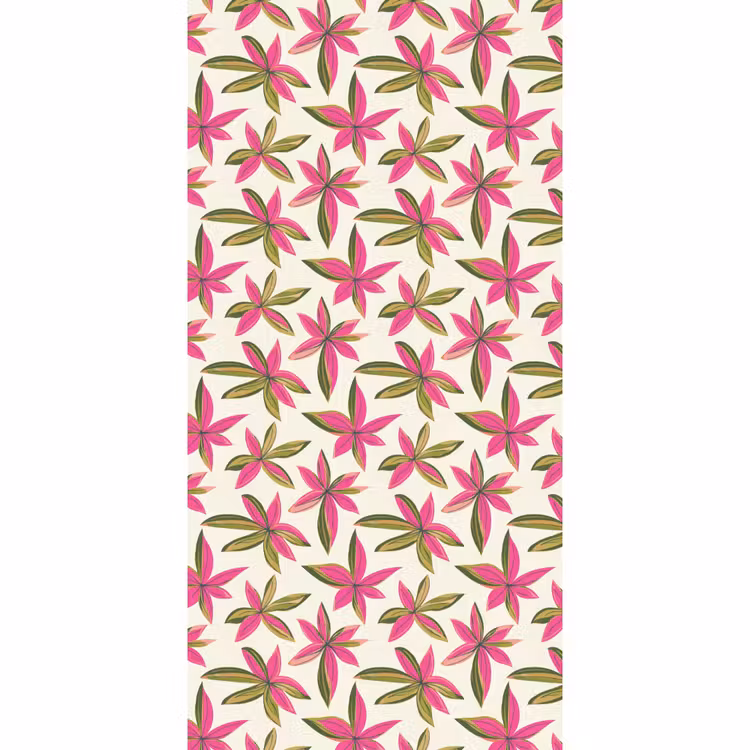 Behang - Tropisch - Bloem - Roze — 2