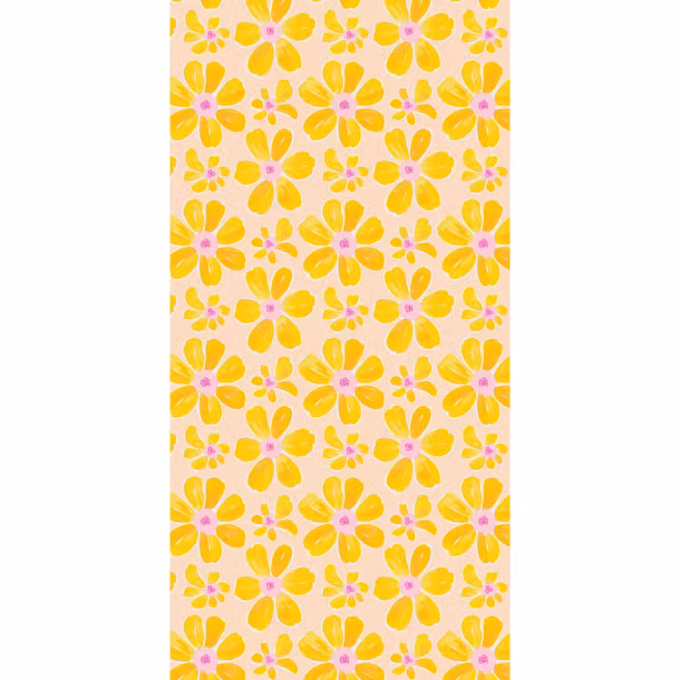 Behang - Zomers - Bloemen - Geel — 2