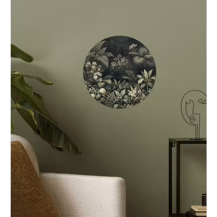 Behangcirkel - Jungle - Bladeren - Botanisch - Groen — 3
