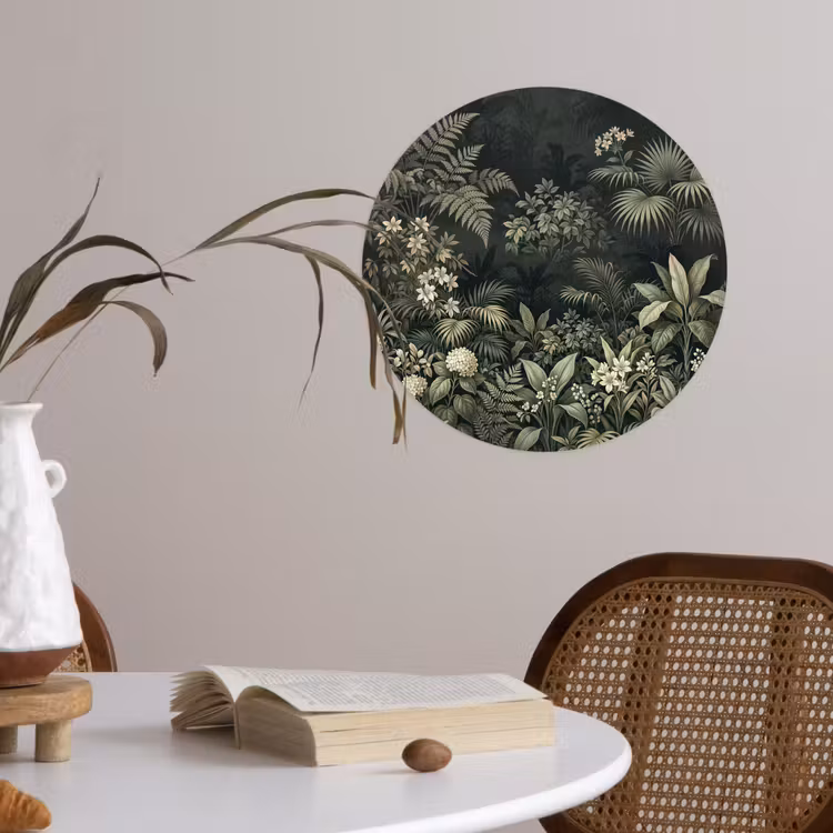 Behangcirkel - Jungle - Bladeren - Botanisch - Groen — 4