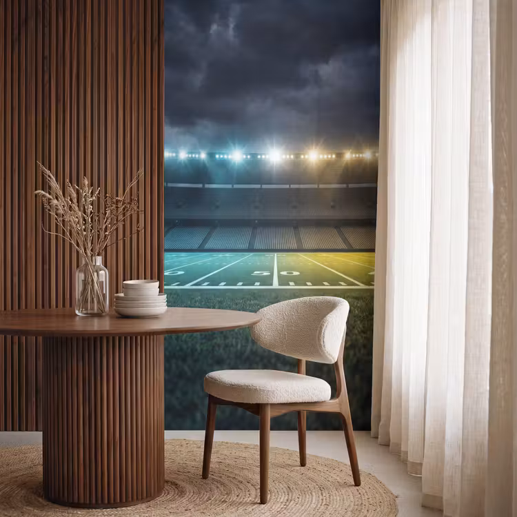 Behang - Voetbal - Stadion - Nacht - Modern — 4