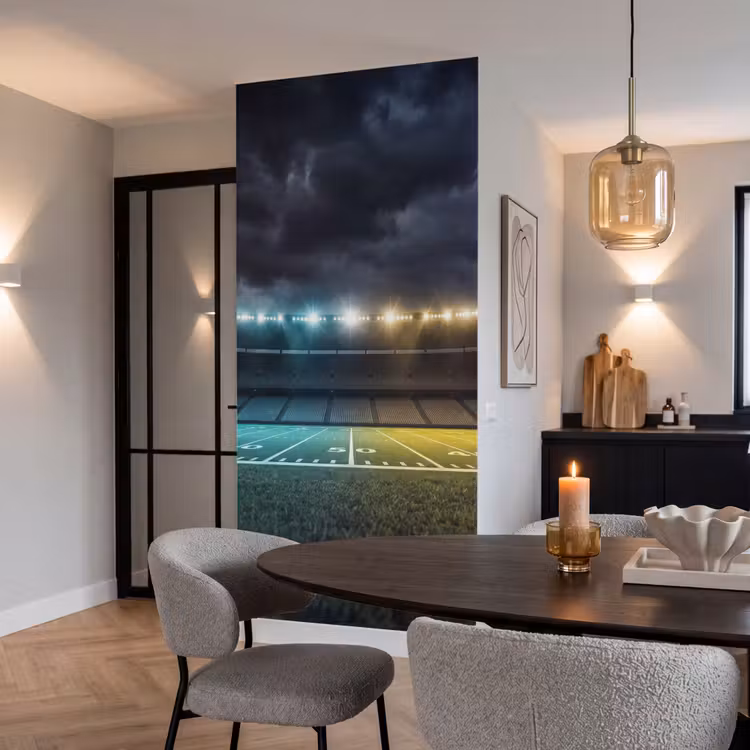 Behang - Voetbal - Stadion - Nacht - Modern — 5