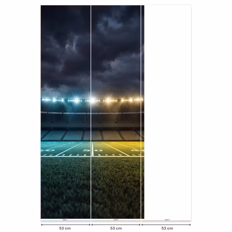 Behang - Voetbal - Stadion - Nacht - Modern — 6