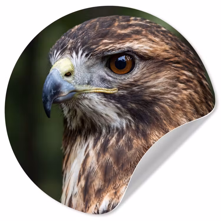 Behangcirkel - Buizerd - Roofvogel - Natuur - Bruin — 1