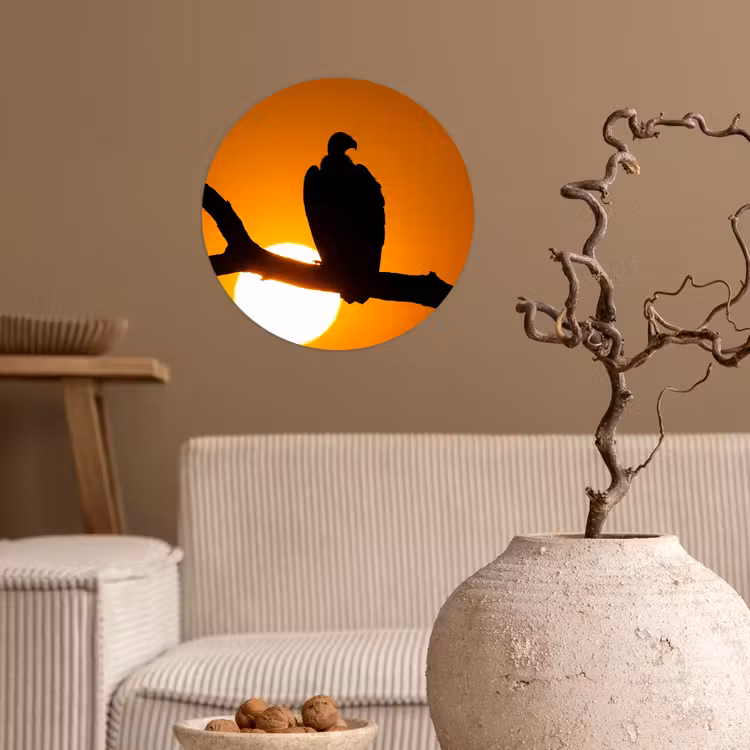 Behangcirkel - Gier - Tak - Zon - Oranje — 2