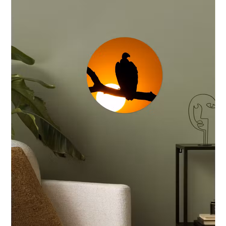 Behangcirkel - Gier - Tak - Zon - Oranje — 3