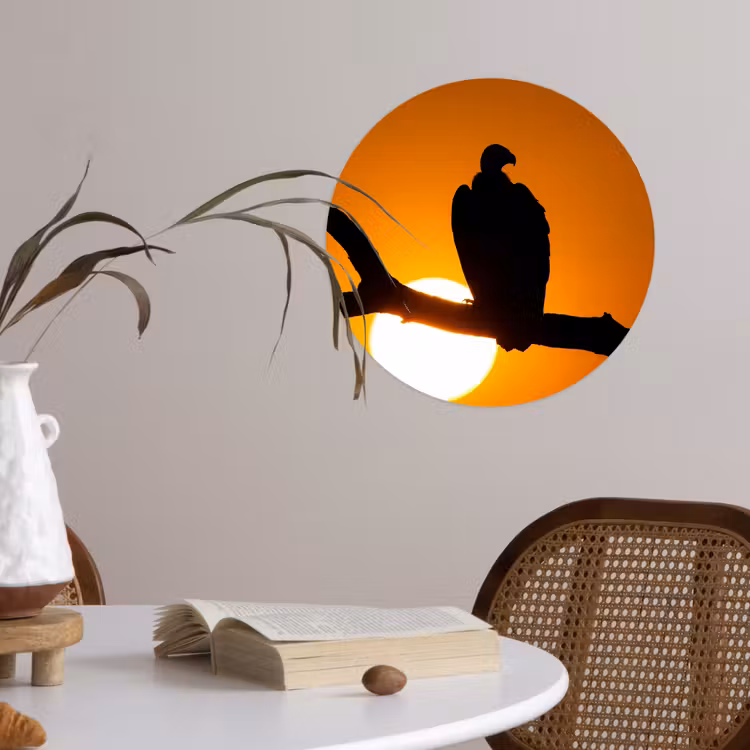 Behangcirkel - Gier - Tak - Zon - Oranje — 4