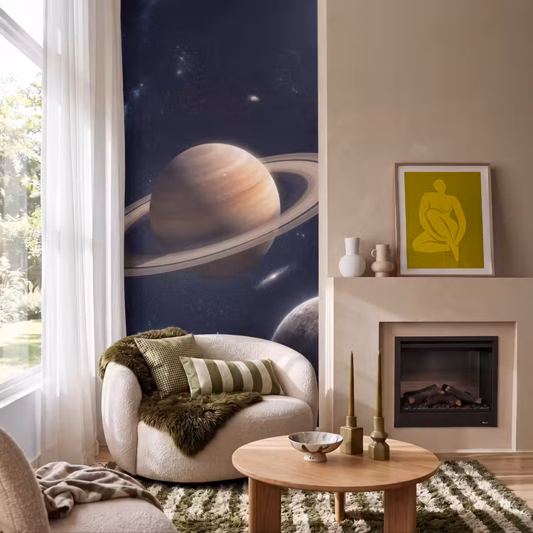 Behang - Planeten - Saturnus - Ruimte — 1