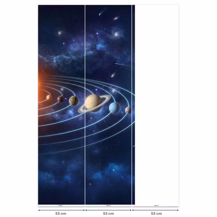 Behang - Ruimte - Zonnestelsel - Blauw — 6