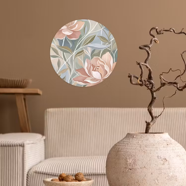 Behangcirkel - Elegant - Romantiek - Roze — 2