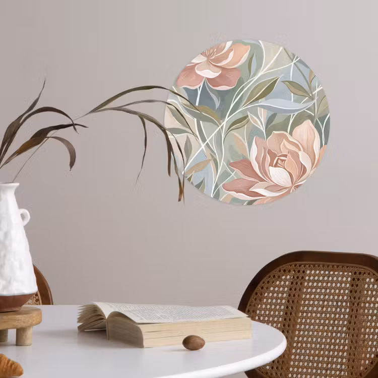 Behangcirkel - Elegant - Romantiek - Roze — 4