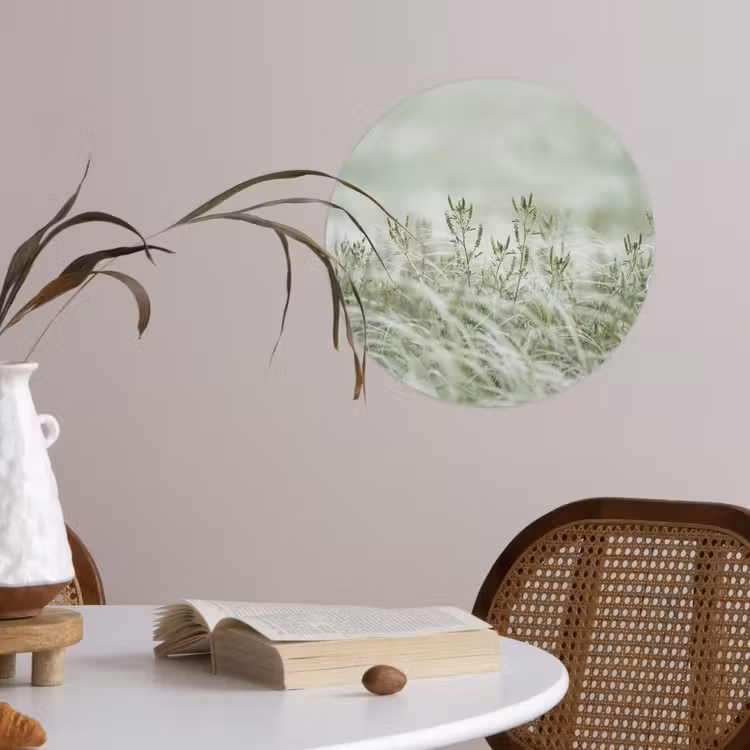 Behangcirkel - Grassen - Minimalistisch - Groen — 4