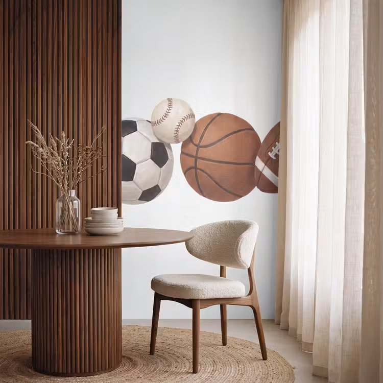 Behang - Sport - Ballen - Illustratie — 4
