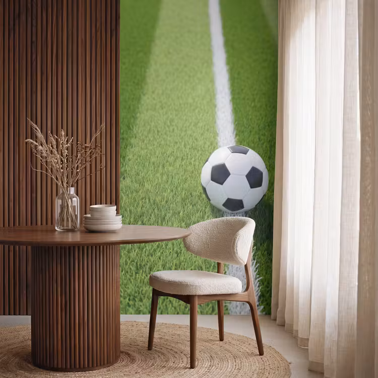 Behang - Voetbal - Grasveld - Sport - Groen — 4