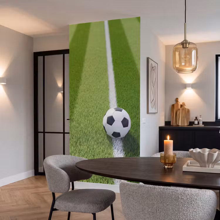 Behang - Voetbal - Grasveld - Sport - Groen — 5