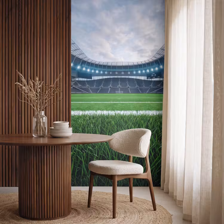 Behang - Voetbal - Stadion - Sport - Groen — 4