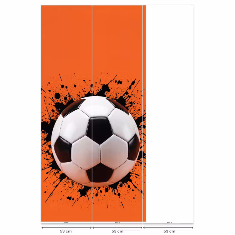 Behang - Voetbal - Verf - Sport - Oranje — 6