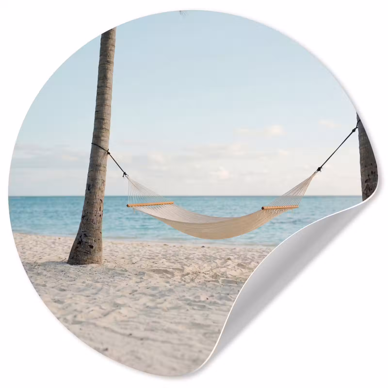 Behangcirkel - Hangmat - Strand - Wit — 1