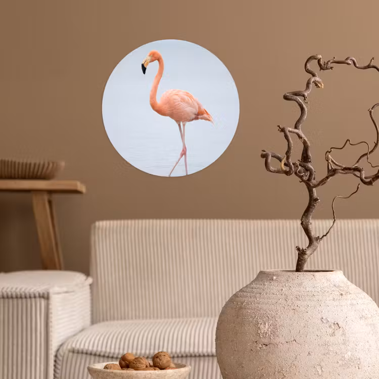 Behangcirkel - Flamingo - Zee - Roze — 2