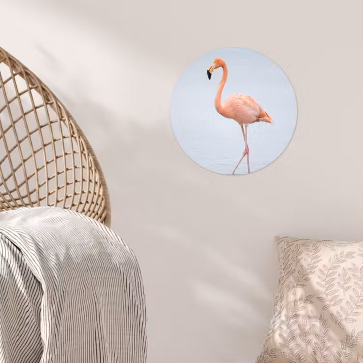 Behangcirkel - Flamingo - Zee - Roze — 5