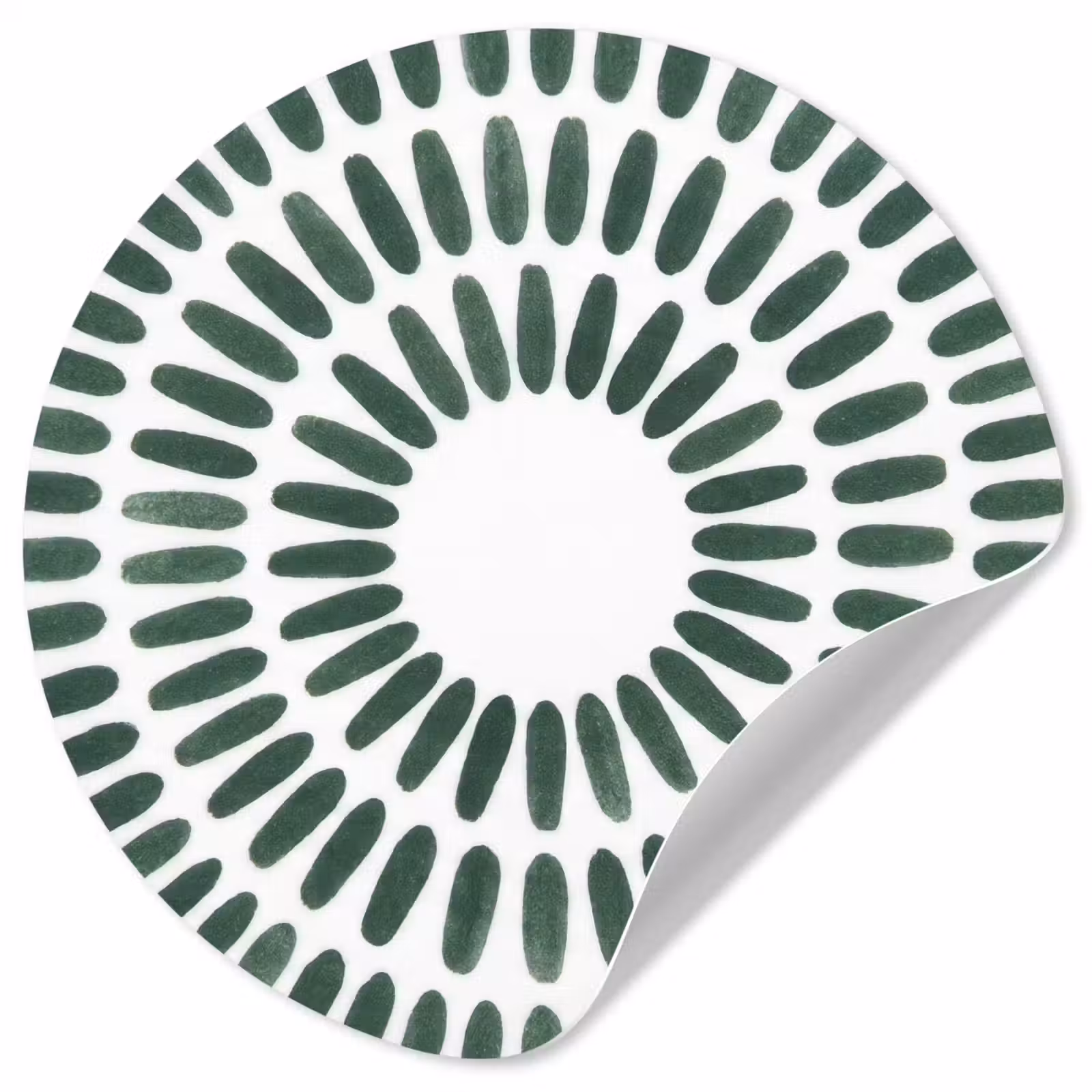Behangcirkel - Abstract - Cirkel - Patroon - Modern - Groen — 1