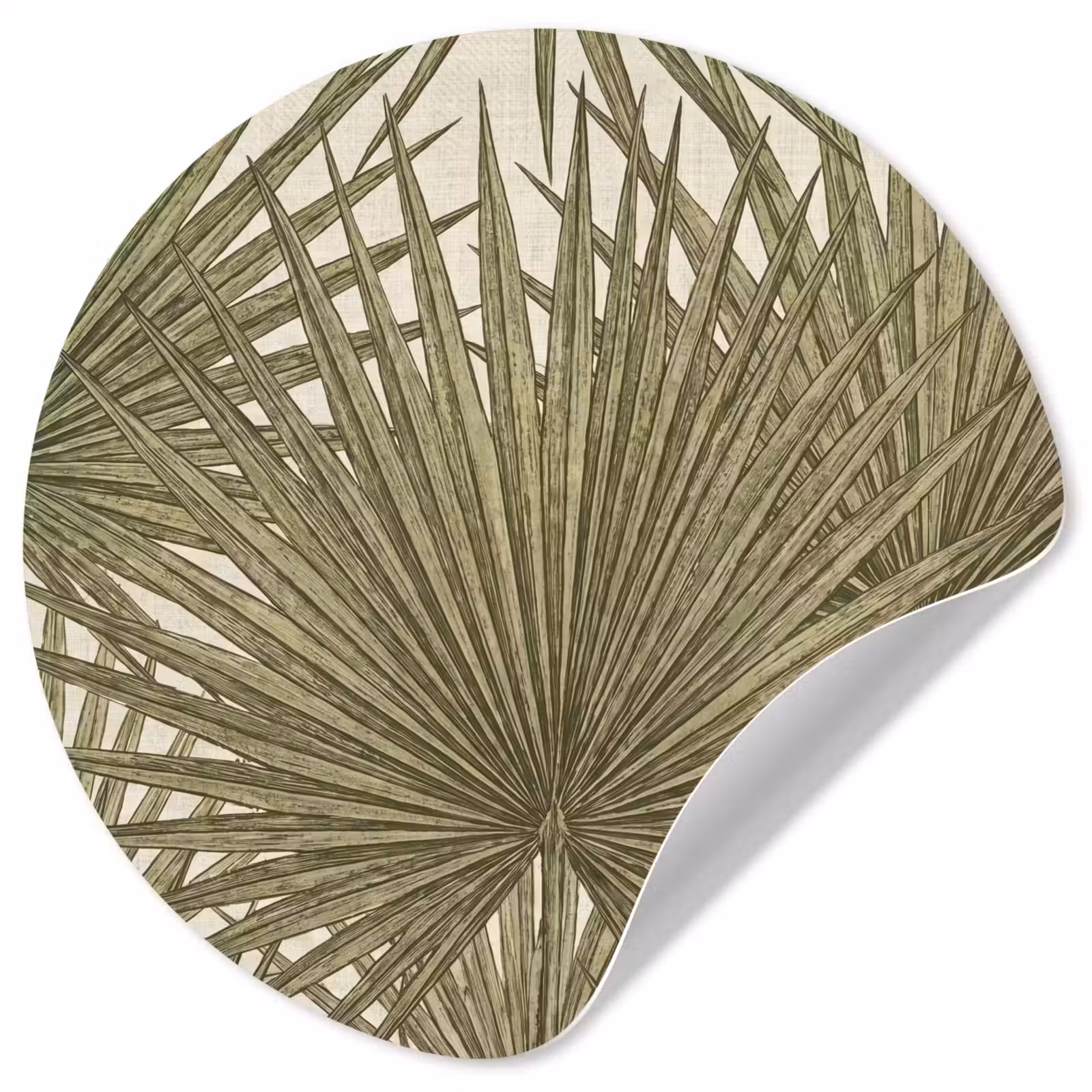 Behangcirkel - Blad - Tropisch - Patroon - Natuur - Groen — 1