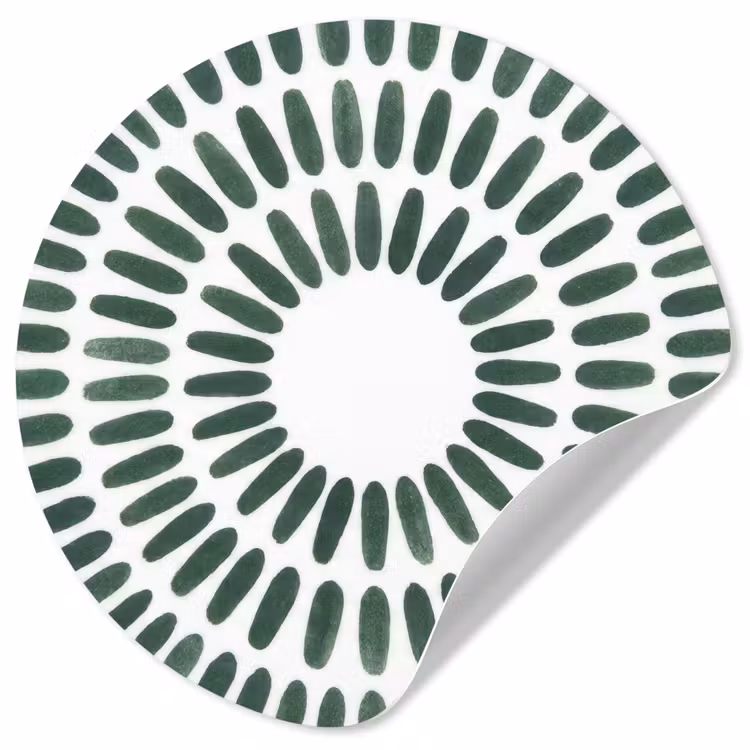 Behangcirkel - Abstract - Cirkel - Patroon - Modern - Groen — 1
