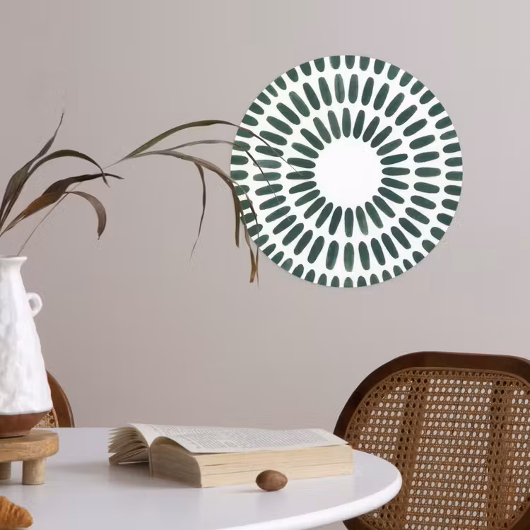 Behangcirkel - Abstract - Cirkel - Patroon - Modern - Groen — 4