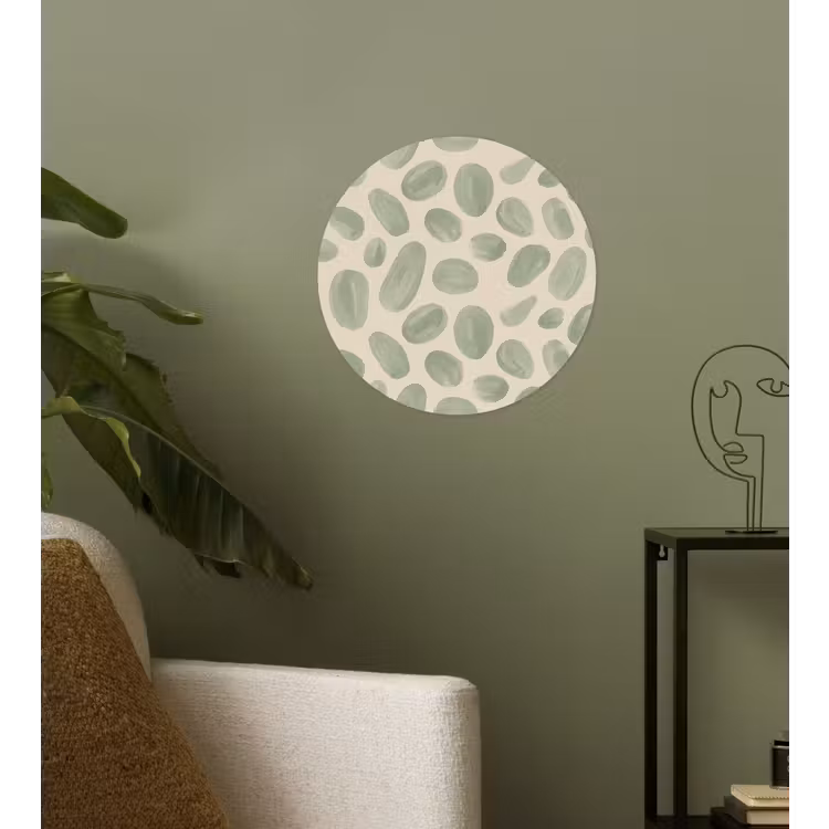 Behangcirkel - Abstract - Patroon - Organisch - Groen - Modern — 3