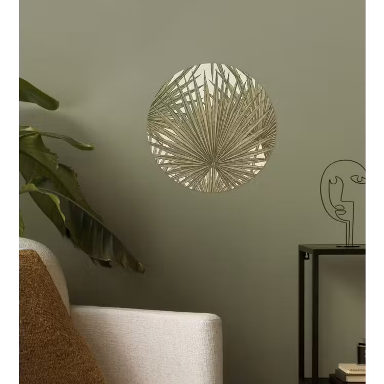 Behangcirkel - Blad - Tropisch - Patroon - Natuur - Groen — 3