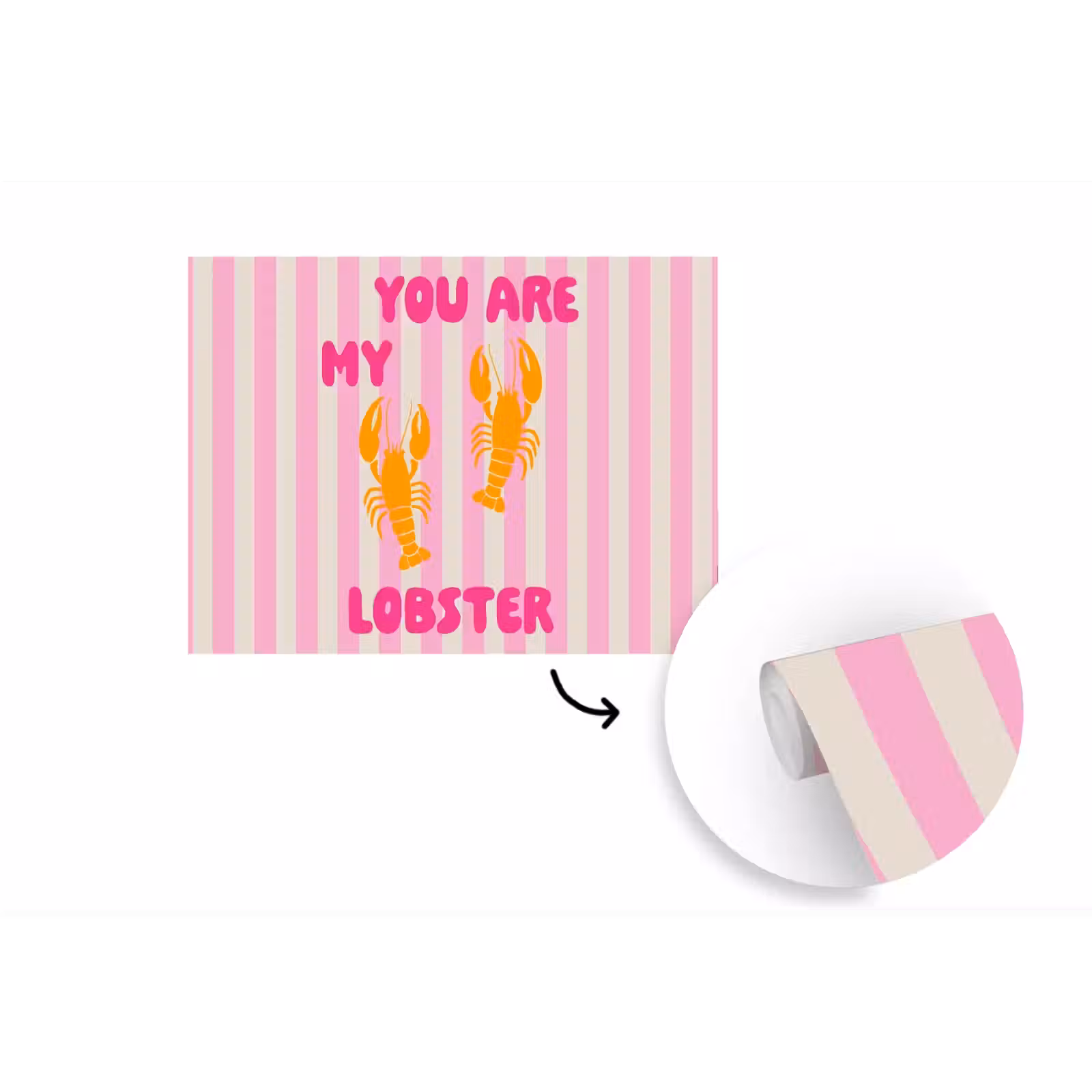 Behang - Lobster - Love - Valentijn — 1