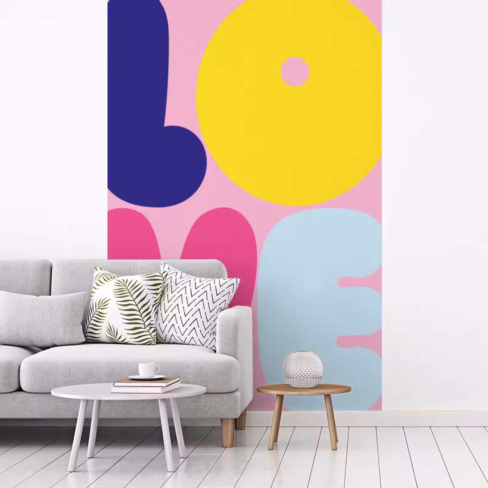Behang - Love - Valentijn - Kleurrijk — 1