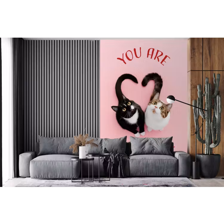 Behang - Kat - Hart - Tekst - Valentijn — 4