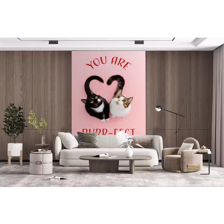 Behang - Kat - Hart - Tekst - Valentijn — 5