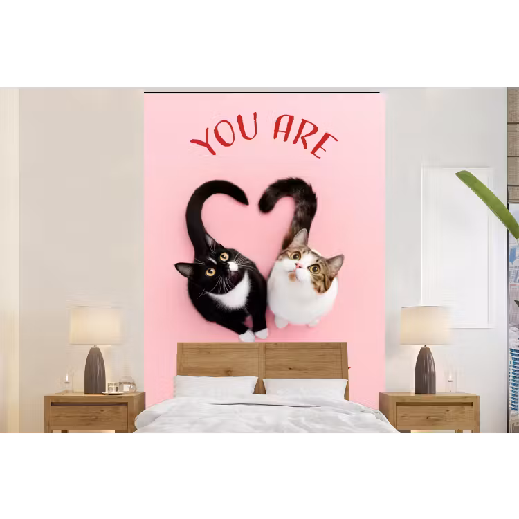 Behang - Kat - Hart - Tekst - Valentijn — 6