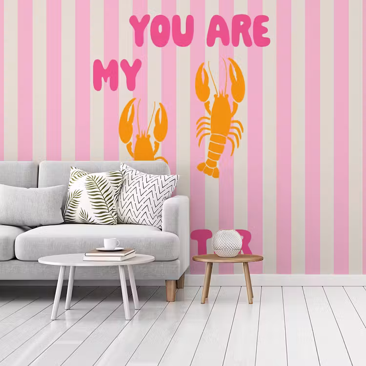 Behang - Lobster - Love - Valentijn — 2