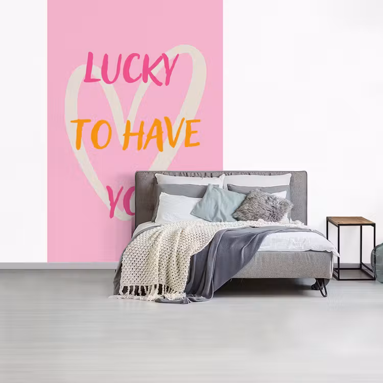Behang - Lucky - Love - Valentijn - Roze — 2