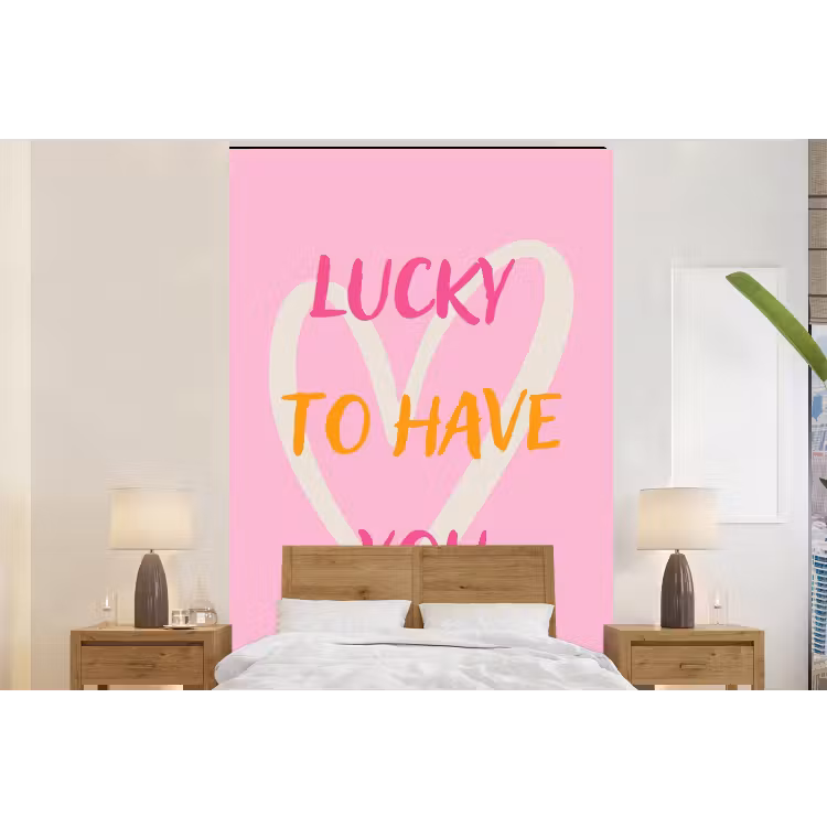 Behang - Lucky - Love - Valentijn - Roze — 6