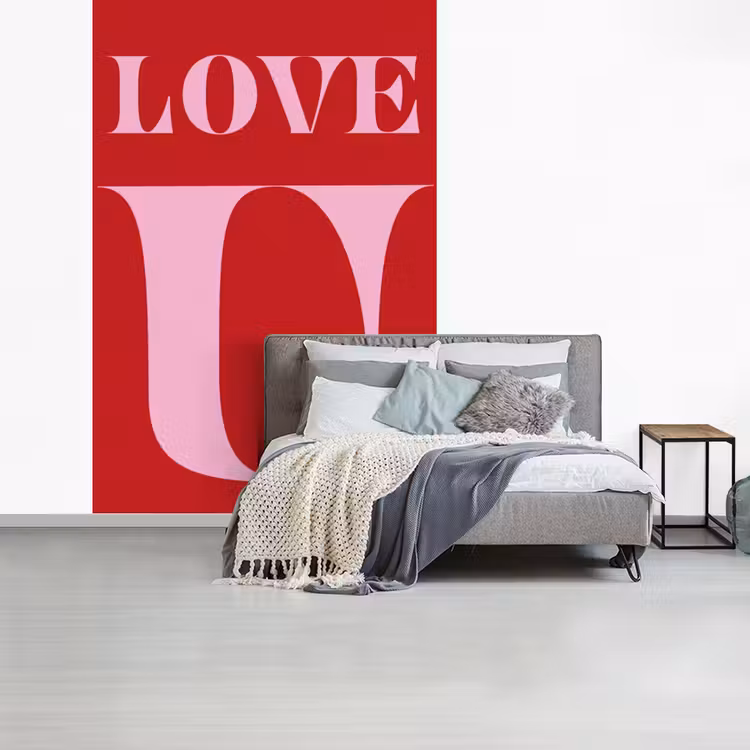 Behang - Rood - Love - Valentijn - Roze — 2