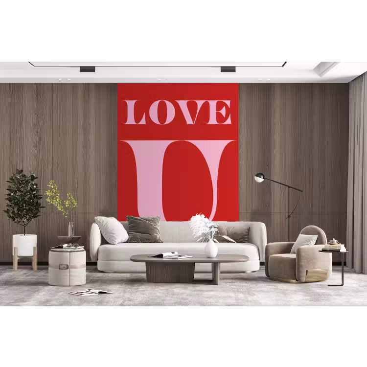 Behang - Rood - Love - Valentijn - Roze — 5